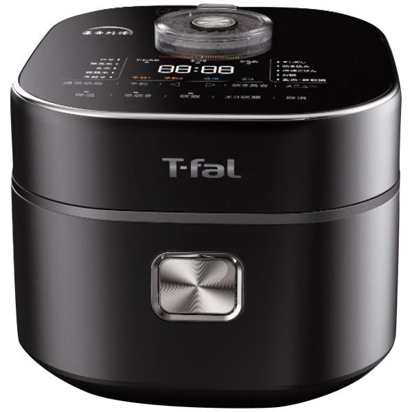 T-fal(ティファール) ザ・ライス 遠赤外線IH炊飯器(5.5合炊き) ブラック RK8808J...