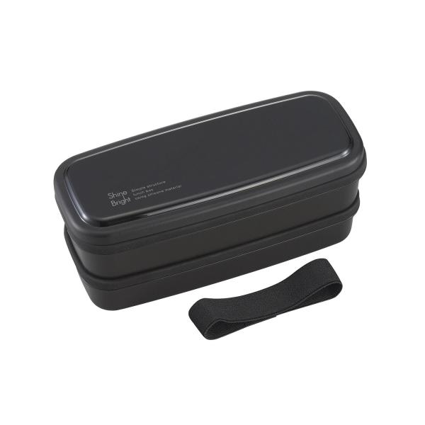 弁当箱 抗菌 電子レンジ対応 シンプル 大容量 男性 昼食 学校 会社 遠足 オーエスケー シャイン...