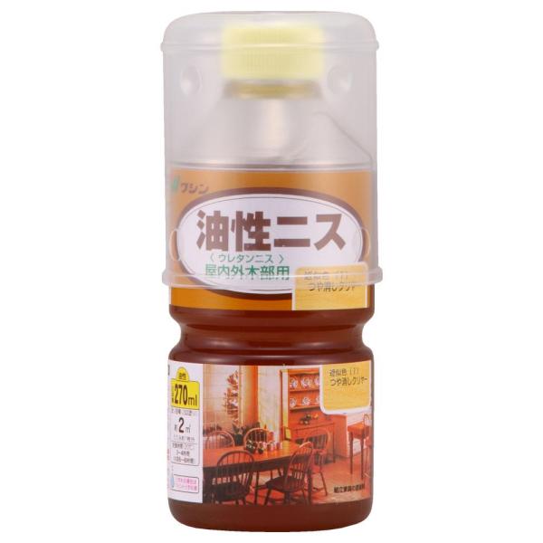 和信ペイント 油性ニス つや消しクリヤー 270ml