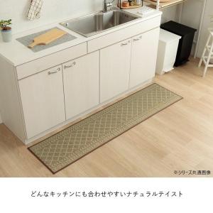 い草 キッチンマットFカラン 60×270cm...の詳細画像1