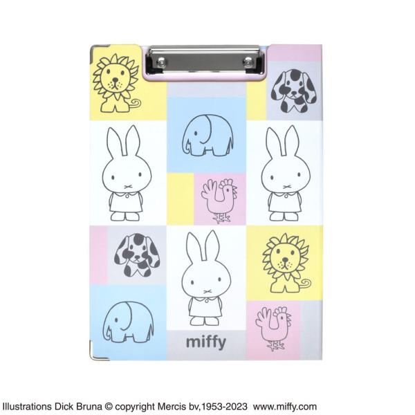 miffy ミッフィー クリップボード(左閉じ) フレンズ ピンク ST-ZMF0056