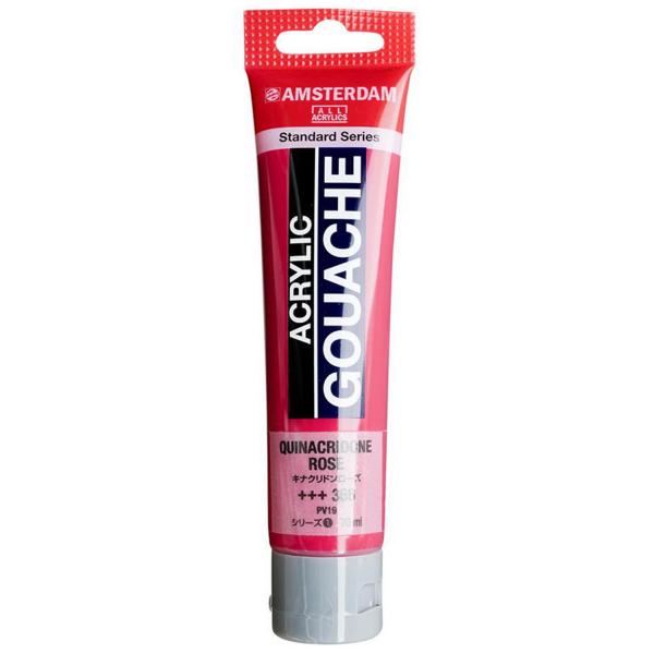 アムステルダム アクリリックガッシュ 70ml　キナクリドンローズ　AAG70 366　443060