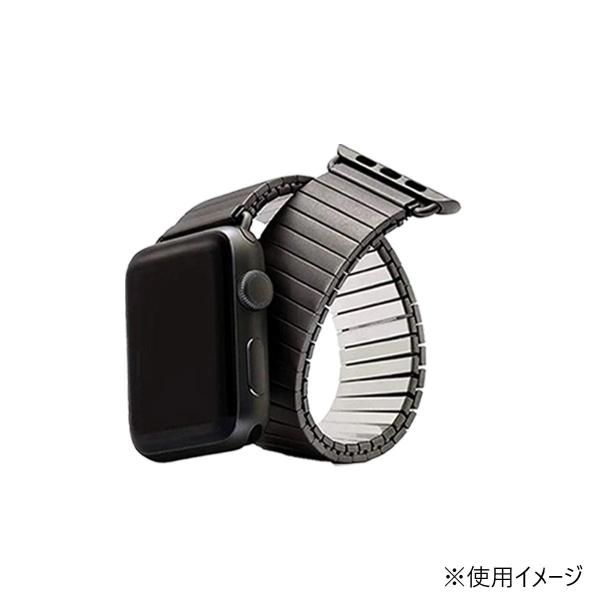 時計バンド 蛇腹ベルト アップルウォッチ メタルストレッチバンド for Apple Watch 4...