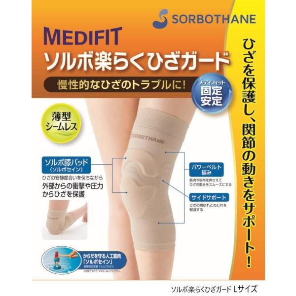 膝パッド サポーター 固定 安定 保護 人工筋肉 衝撃吸収素材 フットケア 薄型 パワーベルト編み ...