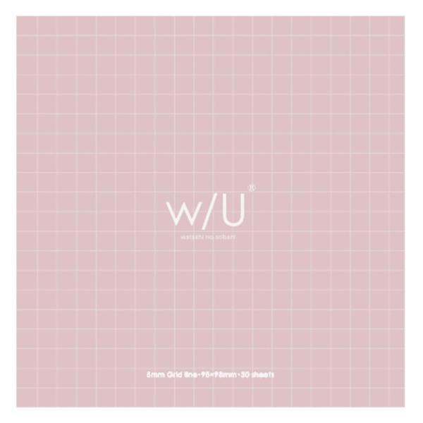 付箋 メモ 30枚 正方形 方眼ノート ミニサイズ 持ち運び おしゃれ 事務用品 勉強 文房具 ナカ...