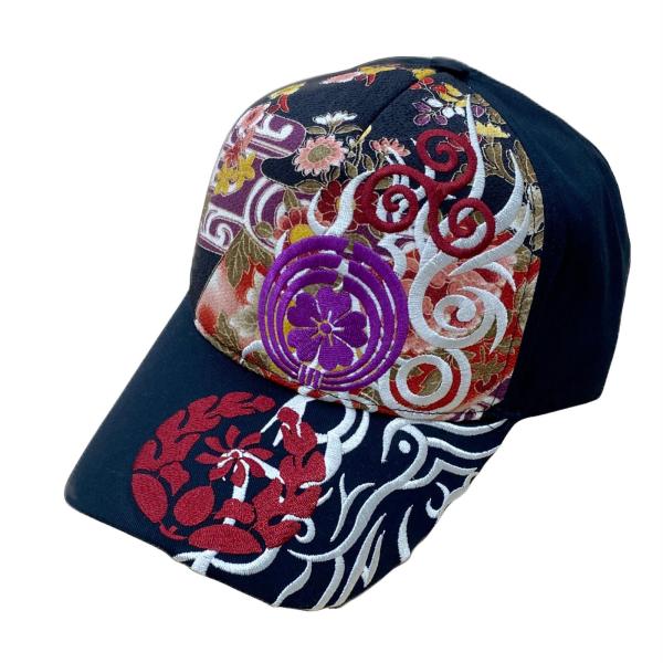 大西賢製販 Ripple 刺繍綿キャップ 家紋トライバル H27-SC15