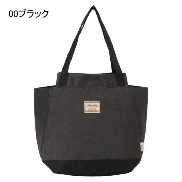優美社 4X56-00 ピコティ（picotee） 保温保冷 トートバッグ  ブラック
