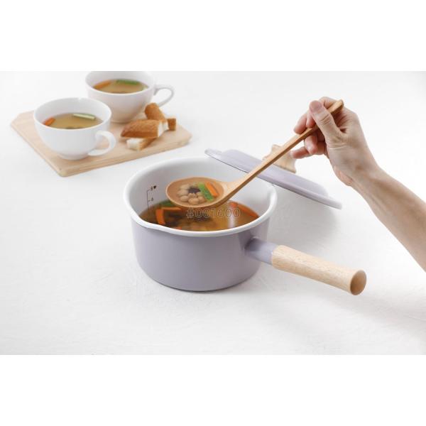 富士ホーロー コットンプラス ソースパン 18cm パープル CTP-18S.PU