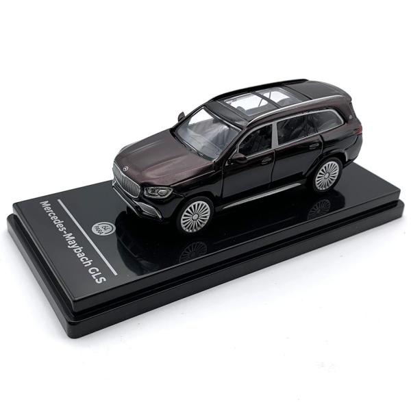 JADI メルセデス マイバッハ GLS オブシディアンブラック/ルベライトレッド LHD 1/64...
