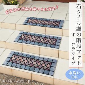 石タイル調の階段マット オーロラタイプ 屋外 ...の詳細画像1