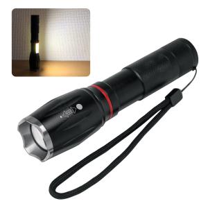 LED懐中電灯 ブライトシックス 6つの光モード 乾電池式 単4 アルカリ