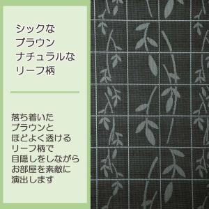 アコーディオン式の間仕切りカーテン ブラウンリ...の詳細画像4