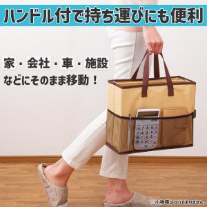 持ち運べる収納ボックス ワイド 2色組 ファイ...の詳細画像2