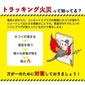 パッと抜き差し防災用プラグカバー 6個組 コン...の詳細画像2