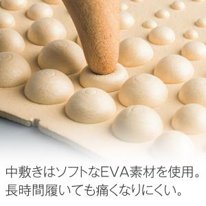 やわらか突起の健康スリッパ M オレンジ 足ツ...の詳細画像3