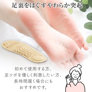 やわらか突起の健康スリッパ L ネイビー 足ツ...の詳細画像1