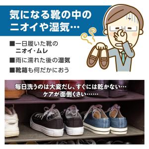 活性炭の脱臭剤(靴用) 8個組 脱臭 吸湿 繰...の詳細画像1