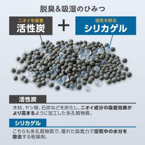 活性炭の脱臭剤(靴用) 8個組 脱臭 吸湿 繰...の詳細画像3
