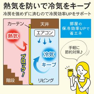 お部屋の間仕切りカーテン レギュラー 100c...の詳細画像2