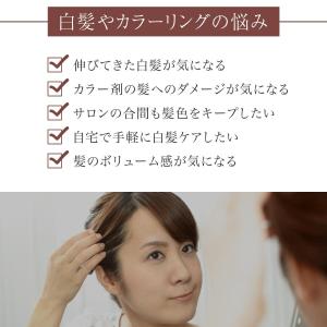 ビューナ 白髪染め ヘアカラートリートメント ...の詳細画像2