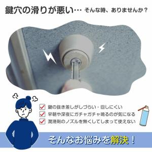 ノズルがたためる潤滑剤 鍵穴用 30ml 潤滑...の詳細画像1