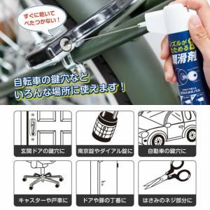 ノズルがたためる潤滑剤 鍵穴用 30ml 潤滑...の詳細画像4