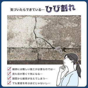 コモライフ コンクリート補修剤ヒビフサギーノ ...の詳細画像2