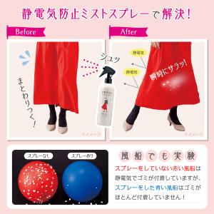 静電気防止ミストスプレー 300ml 静電気防...の詳細画像3