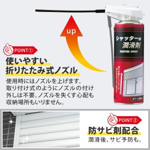 シャッターの潤滑剤 220ml 防サビ剤配合 ...の詳細画像2