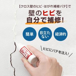 クロス壁のヒビ・はがれ補修パテ 20ml アイ...の詳細画像2