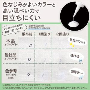 壁紙の汚れ隠しペイント 20ml オフホワイト...の詳細画像4