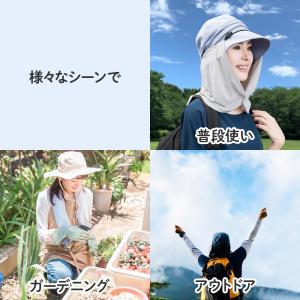 帽子に付けるUVカバー フェイスカバー ネック...の詳細画像4