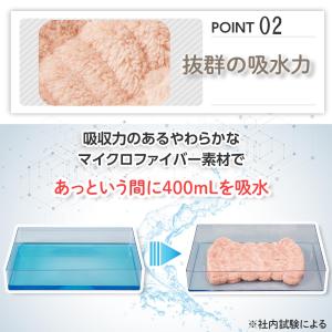 吸水幅広ヘアターバン ヘアタオル ヘアバンド ...の詳細画像3