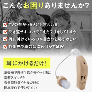 充電式耳掛け集音器 左右兼用 片耳用 軽量 約...の詳細画像1