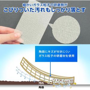 水ピカ研磨シート 陶器用(3枚入) 水垢ペーパ...の詳細画像3