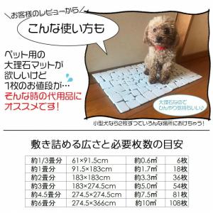 雑草が生えないおしゃれな天然石マット6枚組 カ...の詳細画像4