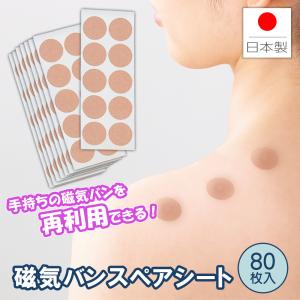 トクトク磁気バンスペアシート 80枚入 磁気治療器 貼り替え用
