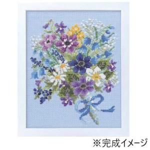 かわいい花束刺繍キット