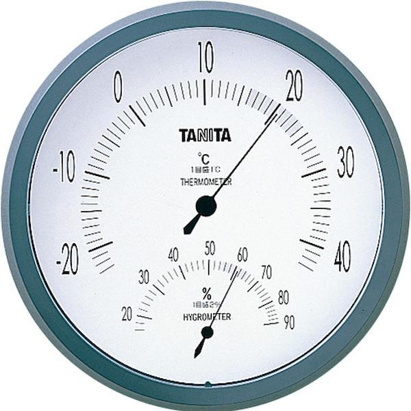 タニタ温湿度計　TT492　グレー