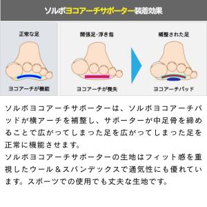 サポーター 足 中足骨痛 外反母趾 軽減 ウー...の詳細画像3