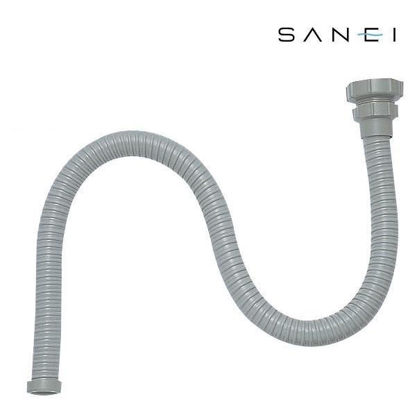 排水栓 ホース 配管 パイプ アダプター付き ネジ式 シンク 流し台 キッチン 交換 修理 三栄水栓...