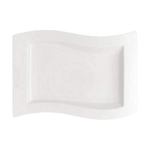 Villeroy & Boch プレート 皿 ニューウェイブ ホワイト 33x24cm 電子レンジ 食洗機対応 1