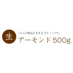 アーモンド 送料無 生アーモンド 500g 無...の詳細画像1