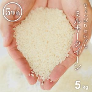 米 お米 5kg ちょっぴりセレブな ミルキークイーン 国内産 令和5年産 精米5kg｜fuchigami