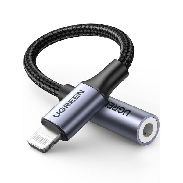 UGREEN 【MFi認証】 Lightning - 3.5 mm ライトニング イヤホンジャック ...