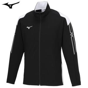 ミズノ（MIZUNO）　ジャージ　MCライン　ウォームアップシャツ　2024年モデル　ブラック　M｜fudasho0ban