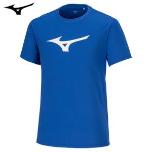 ミズノ（MIZUNO）　Tシャツ（32MAA155）　サーフブルー　2XL｜fudasho0ban