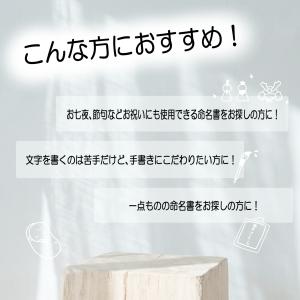 書道家手書き筆文字のシンプルな色紙命名書 金銀...の詳細画像1