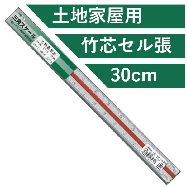 三角スケール 土地家屋調査士用 30cm TAKEDA