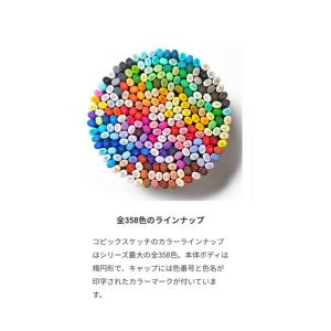 コピックスケッチ ベーシック72色セット コピ...の詳細画像3